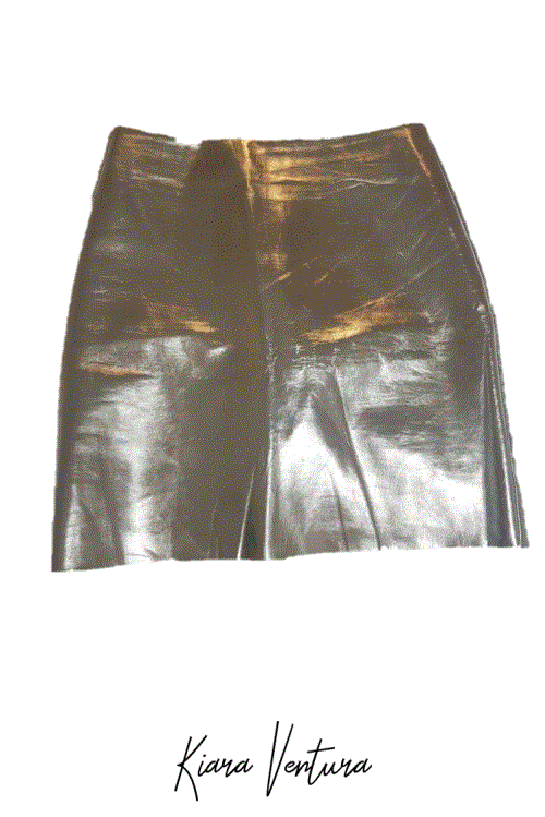 Mini falda metálica